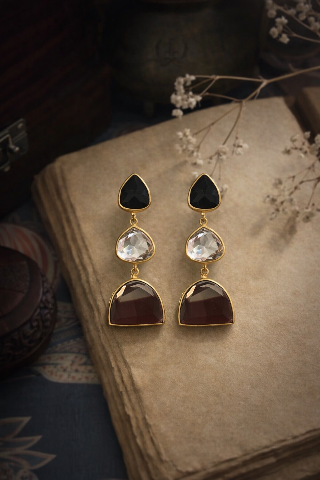 Trikon-Raahi Drop Earrings