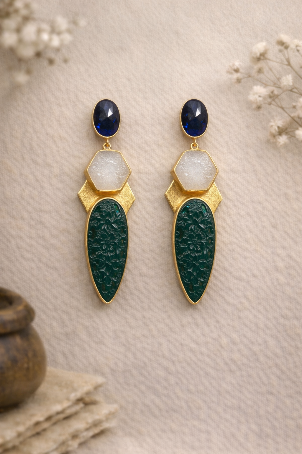 Neelaya Bloom Drops Earrings