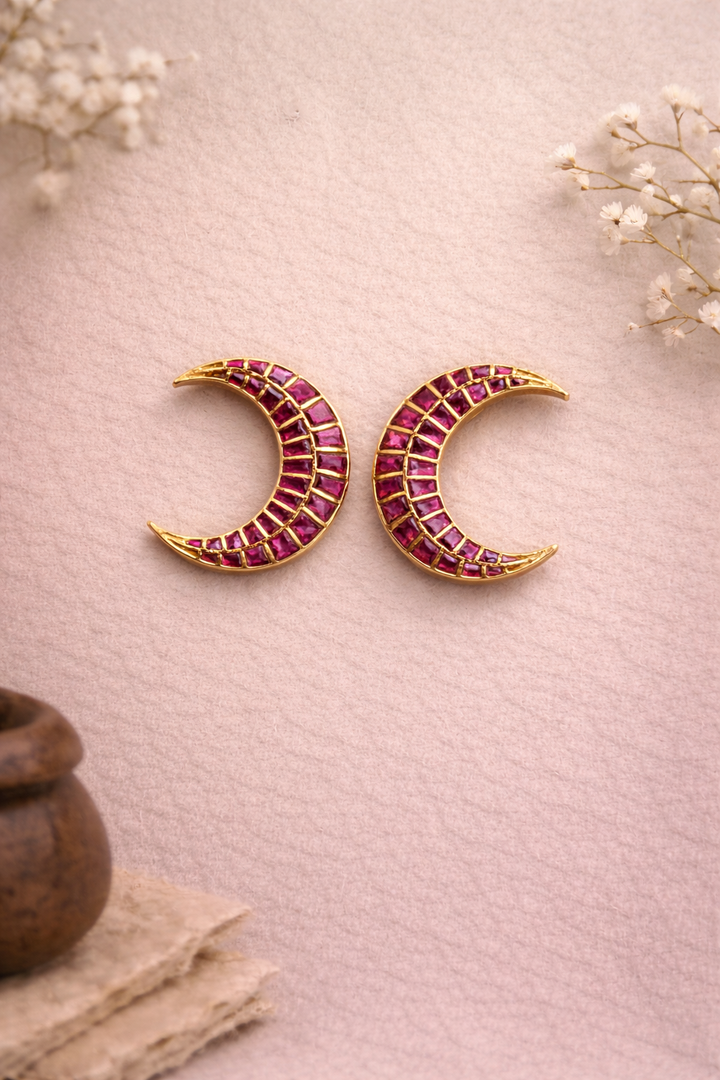 Chaandni Gul Stud Earrings
