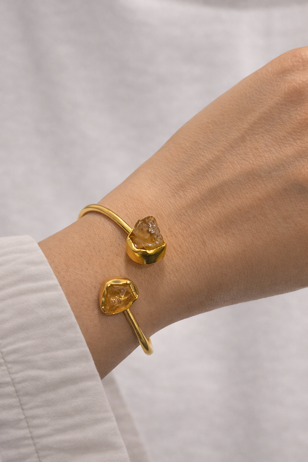 Sunehrā tourmaline Open Cuff