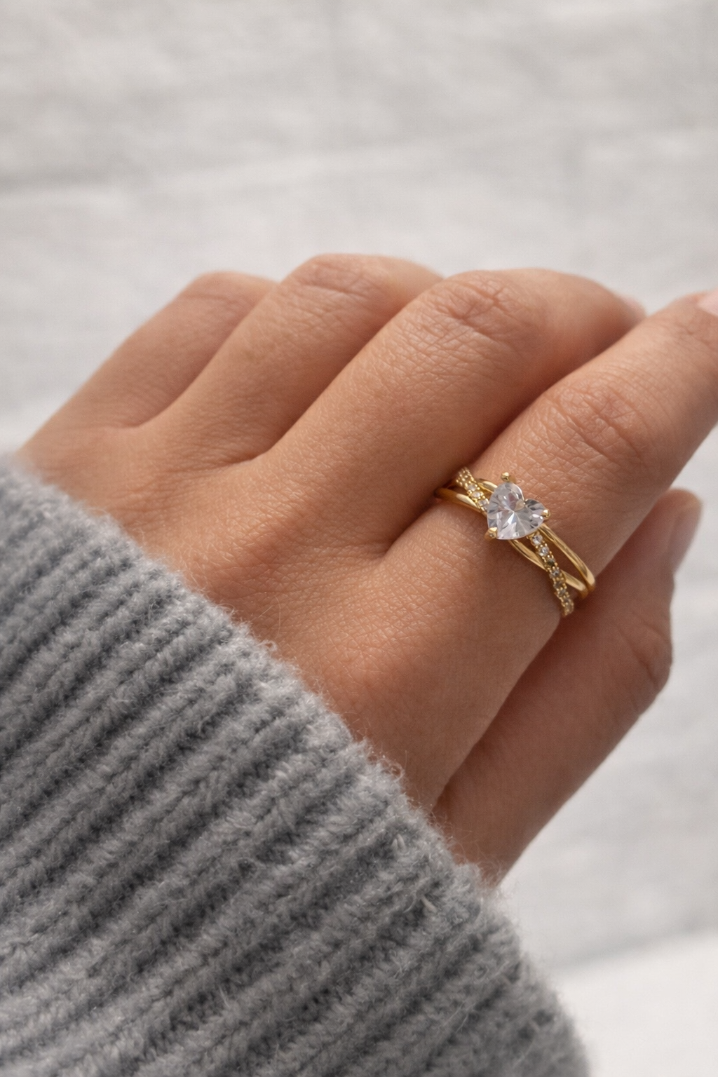 Dil-e-Safaa Heart Ring