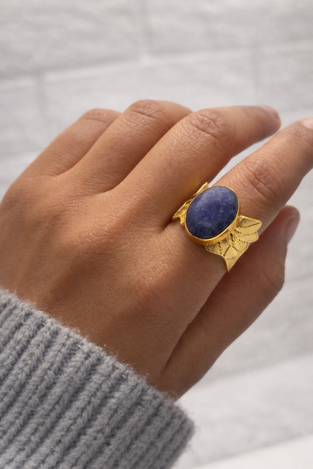 Neelam-e-Bahar Statement Ring