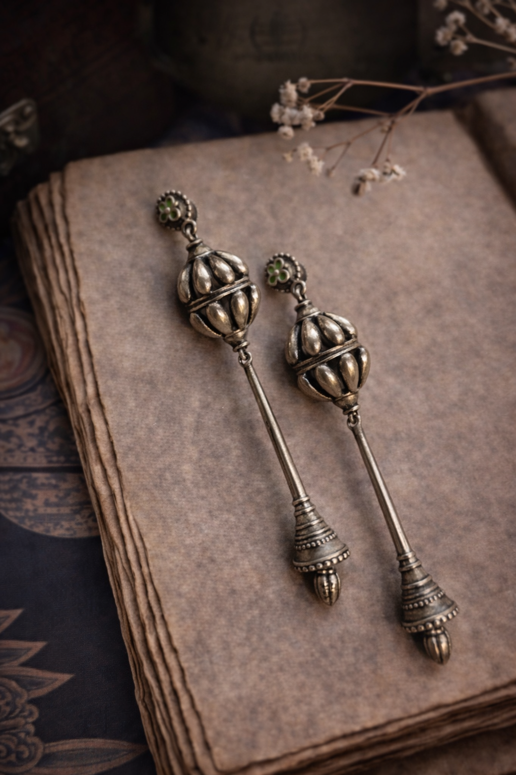 Mehak-e-Asar Long Drop Earrings