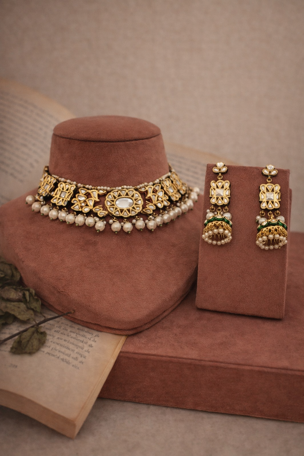 Noor-e-Bandhan Pearl Choker Set