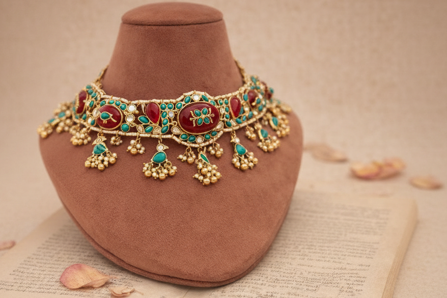 Ishq Heirloom choker set