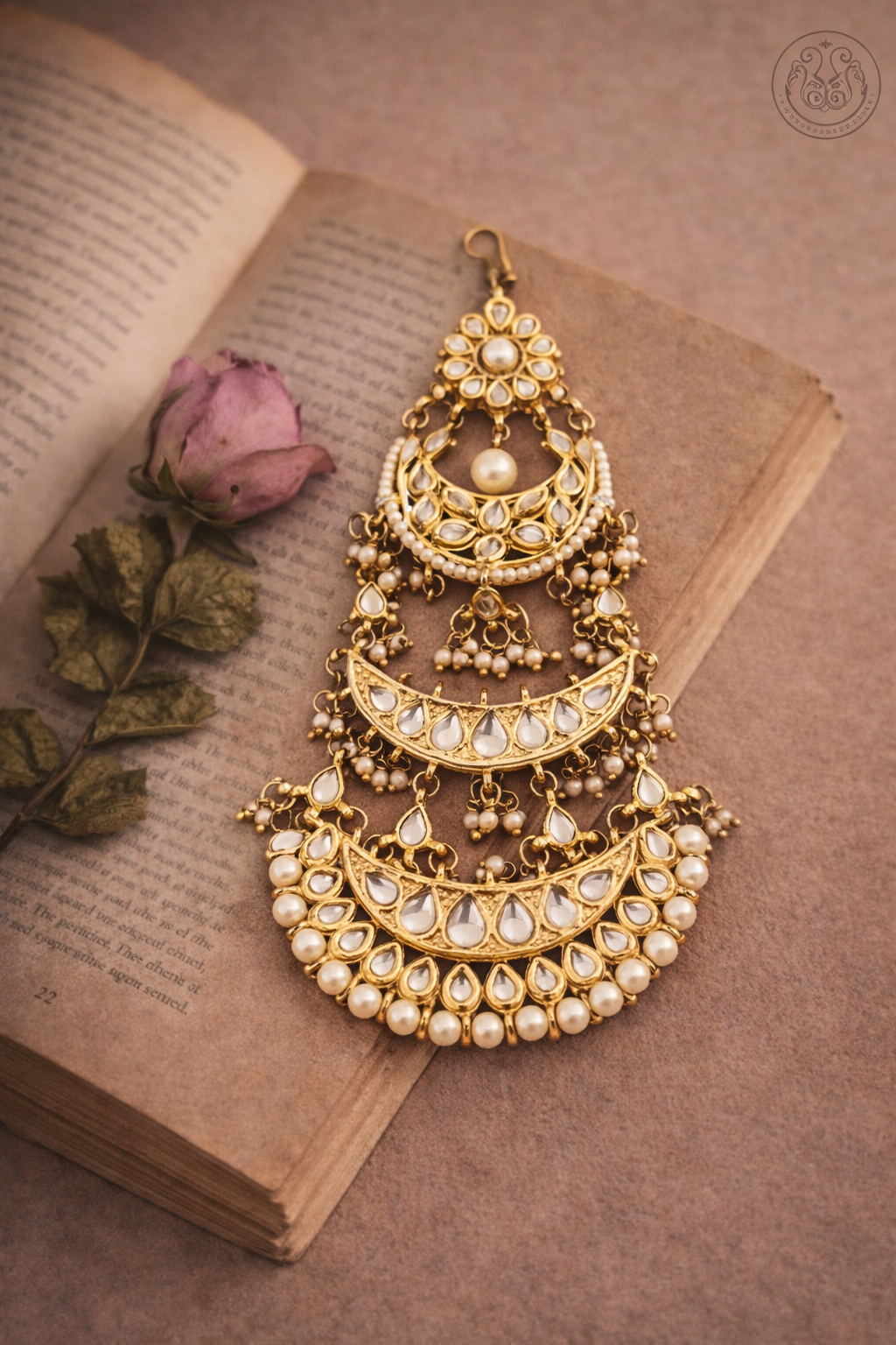 Shaam-e-Zeenat Layered Kundan Passa