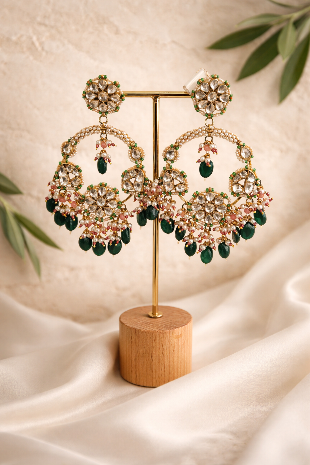 Shafa Chandbali - 1gm gold plating